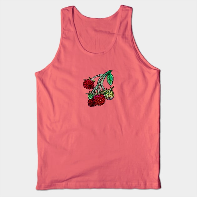 Raspberry Tank Top by ThisIsNotAnImageOfLoss